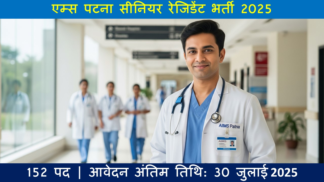 AIIMS Patna Senior Resident भर्ती 2025
