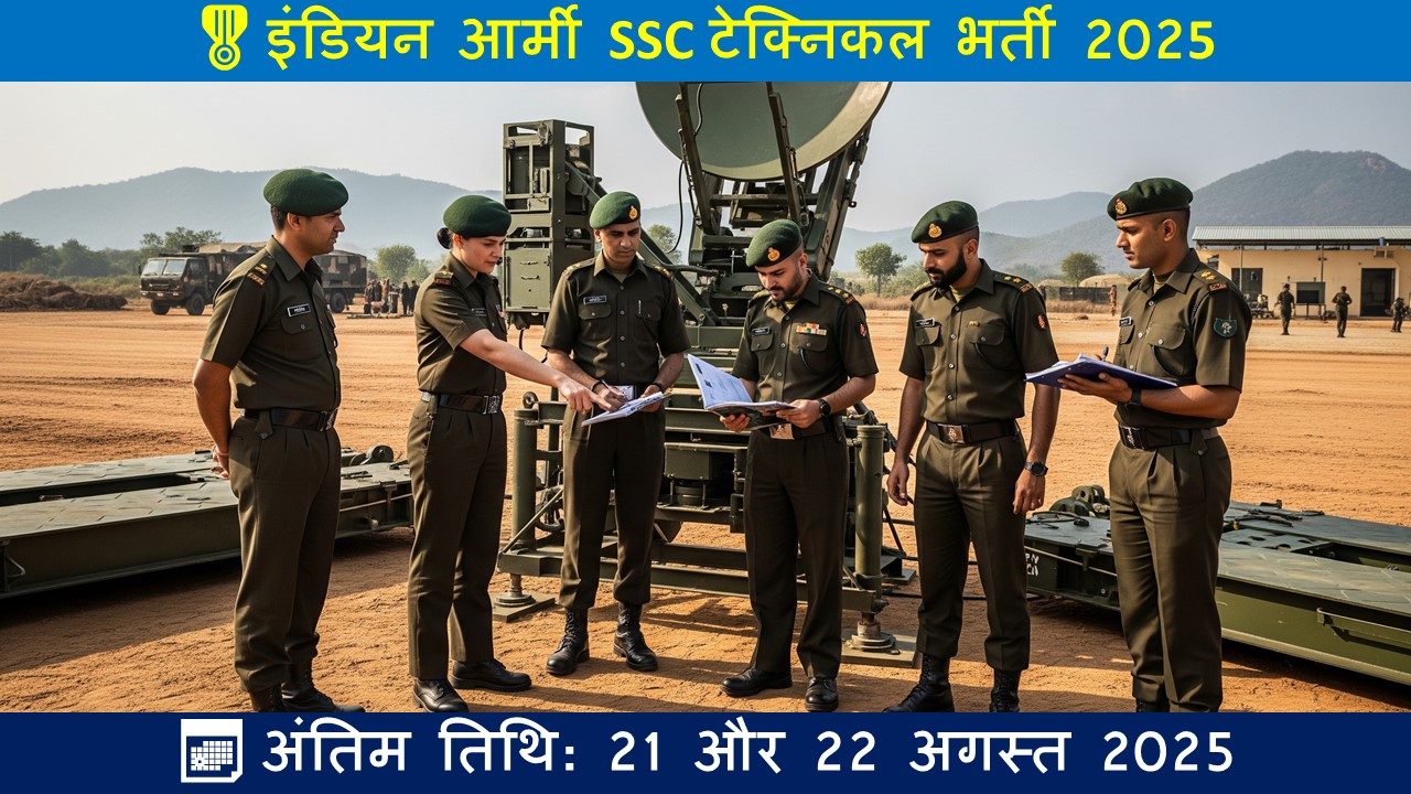 Indian Army SSC Technical Recruitment 2025