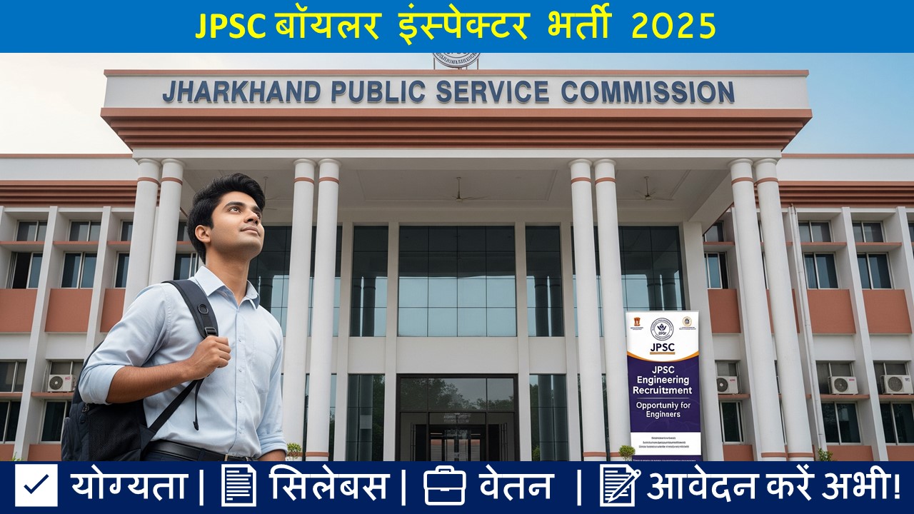 JPSC बॉयलर इंस्पेक्टर भर्ती 2025