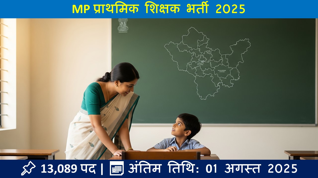 MP प्राथमिक शिक्षक भर्ती 2025