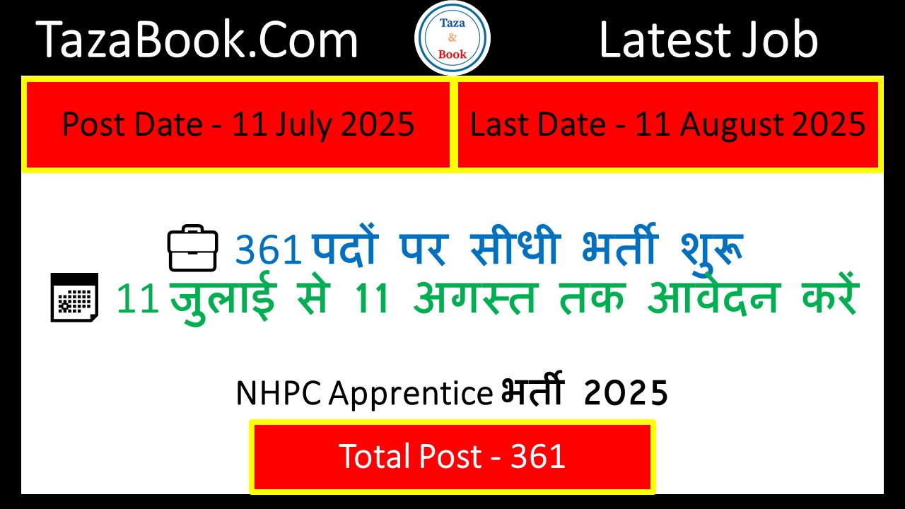 NHPC Apprentice भर्ती 2025