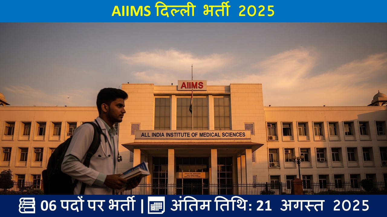 AIIMS दिल्ली भर्ती 2025