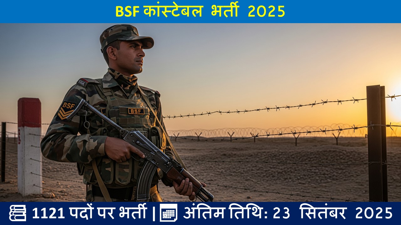 BSF कांस्टेबल भर्ती 2025