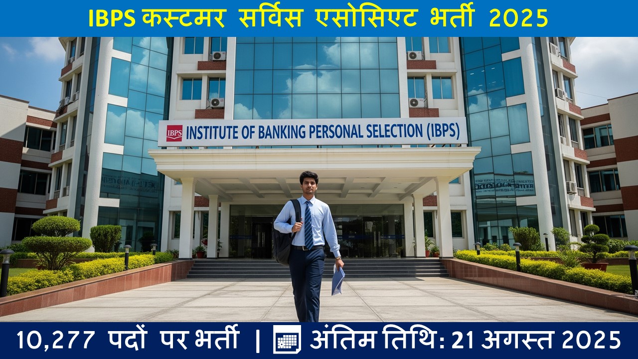 IBPS कस्टमर सर्विस एसोसिएट भर्ती 2025