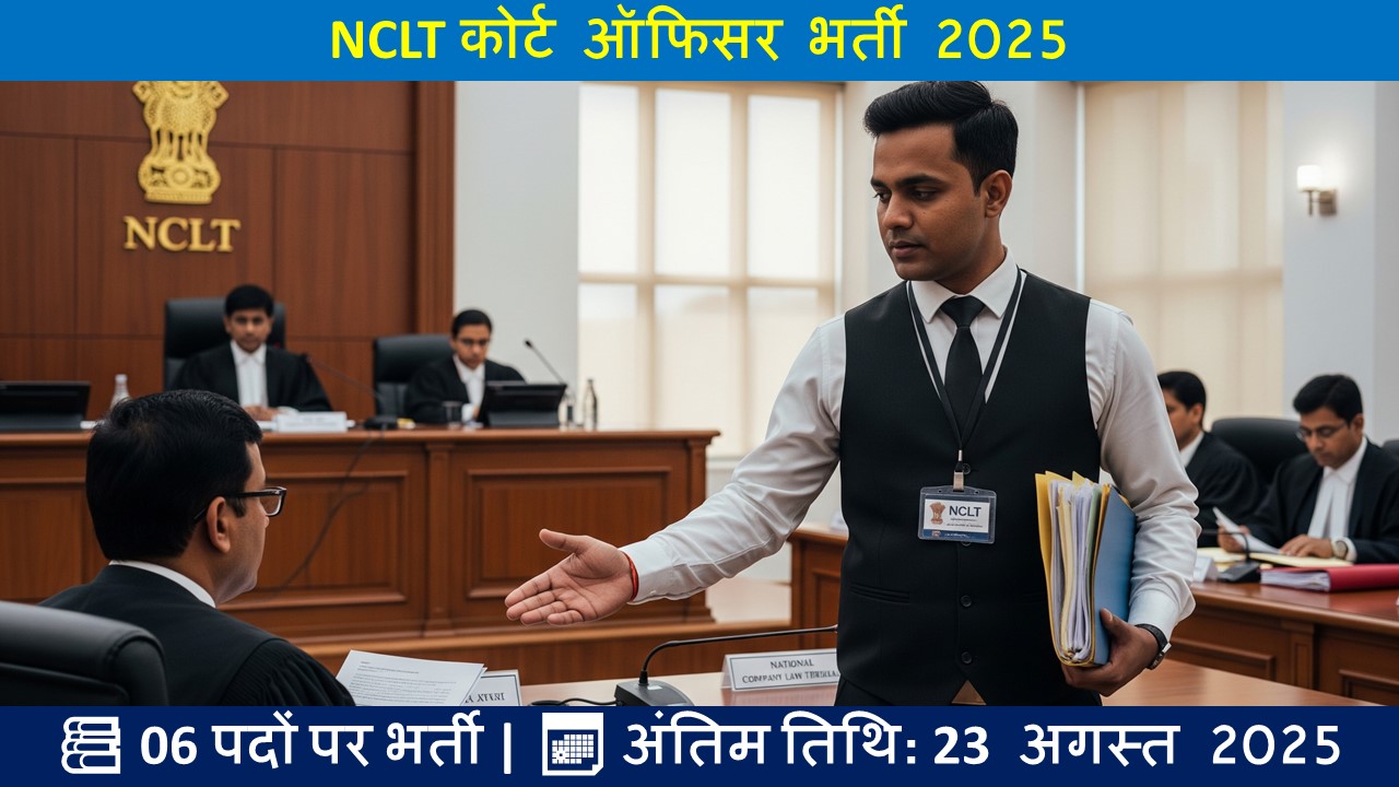 NCLT कोर्ट ऑफिसर भर्ती 2025