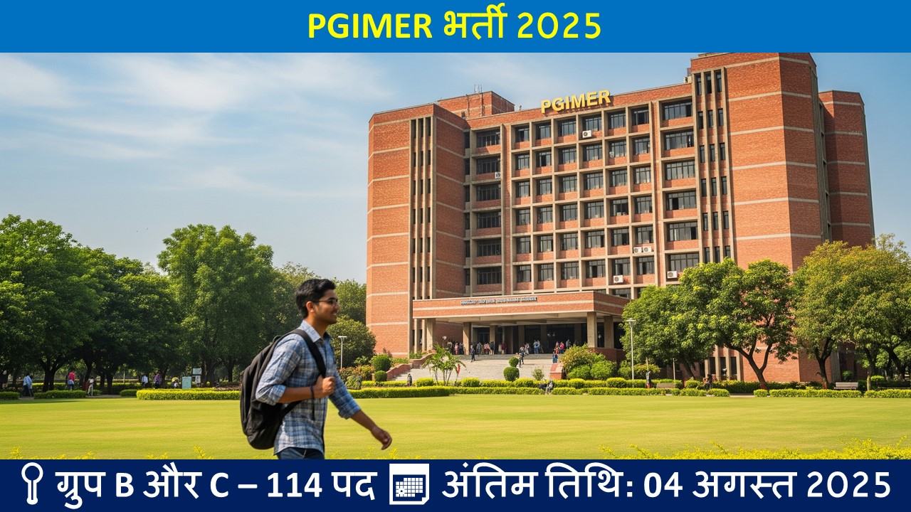PGIMER भर्ती 2025