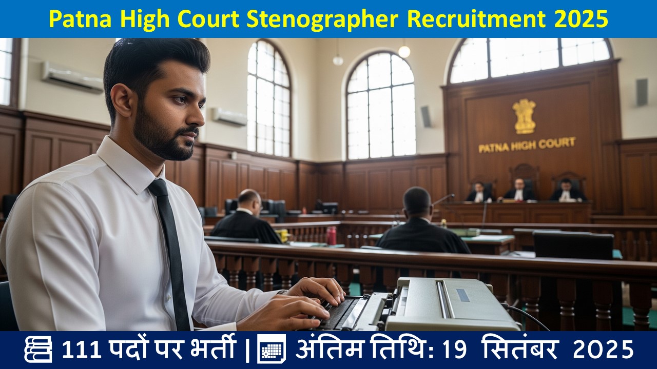 Patna High Court Stenographer Recruitment 2025