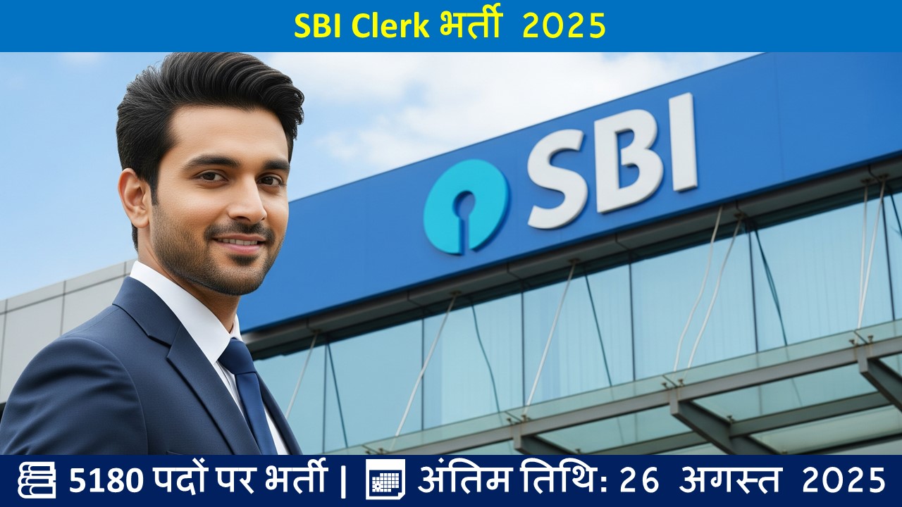SBI Clerk भर्ती 2025