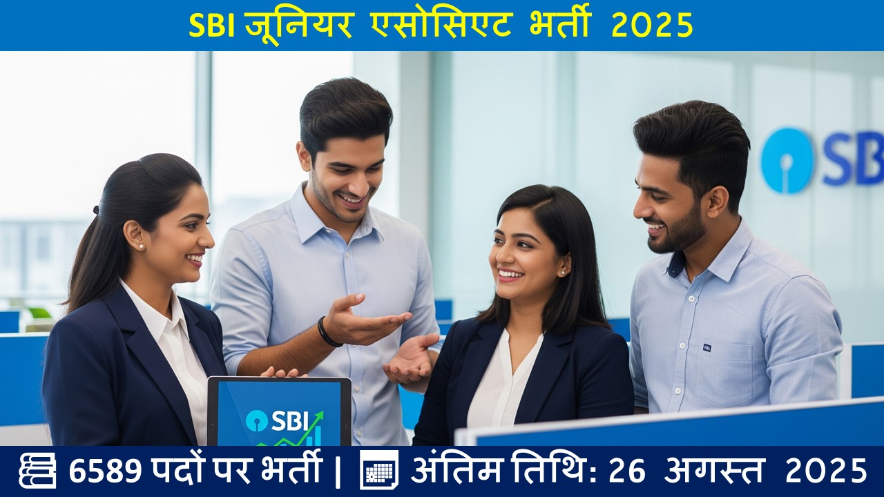 SBI जूनियर एसोसिएट भर्ती 2025