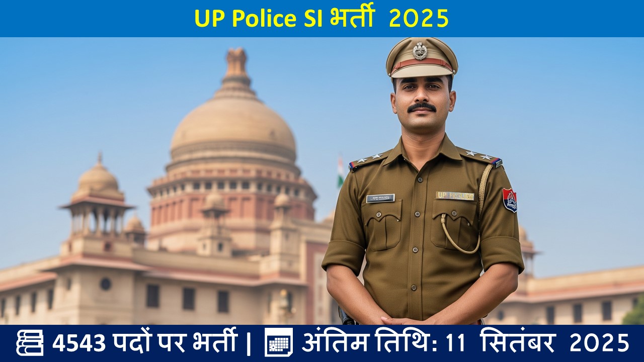 UP Police SI भर्ती 2025