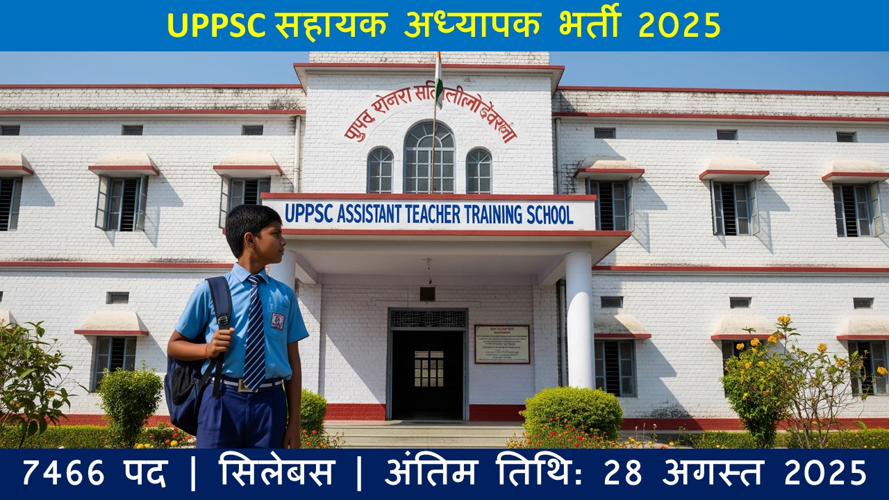 UPPSC सहायक अध्यापक भर्ती 2025