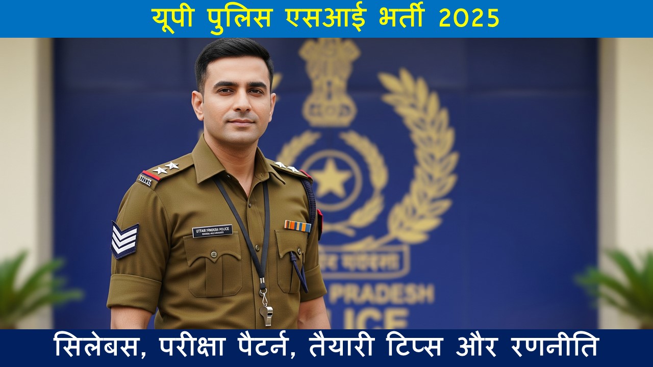 यूपी पुलिस एसआई भर्ती 2025