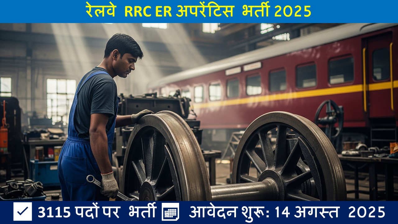 रेलवे RRC ER अपरेंटिस भर्ती 2025