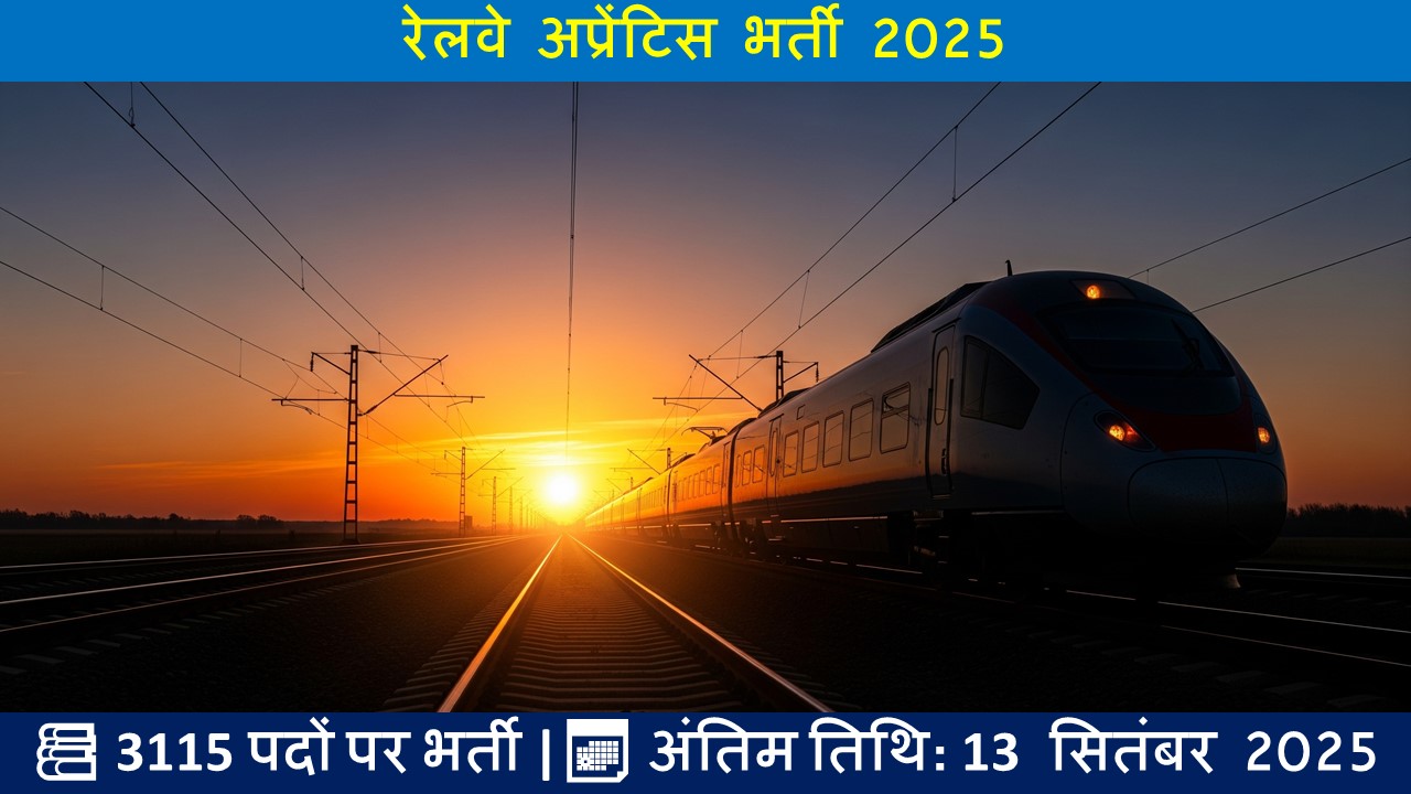 रेलवे अप्रेंटिस भर्ती 2025