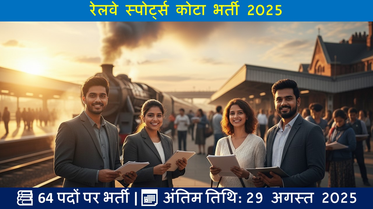 रेलवे स्पोर्ट्स कोटा भर्ती 2025