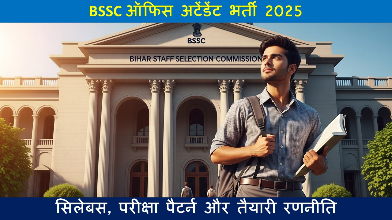 BSSC ऑफिस अटेंडेंट भर्ती 2025