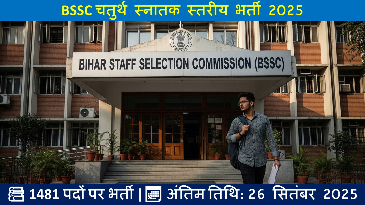 BSSC चतुर्थ स्नातक स्तरीय भर्ती 2025